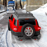 Heavy Jeep Winter Driving